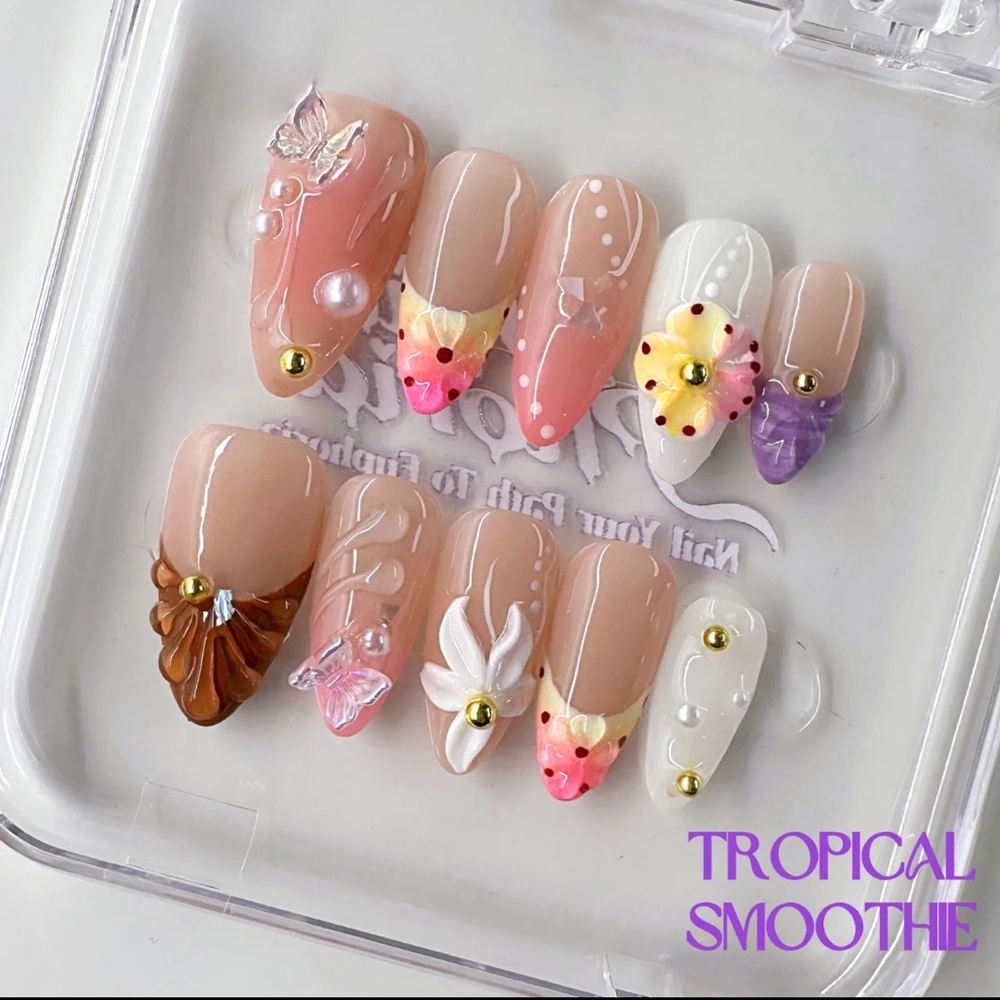 Reusable Acrylic Nail Art Set